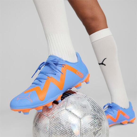 Puma Size 12 Blue Glimmer/White/Orange Future Pro FG/AG Soccer Cleats OS 2-9 - Picture 1 of 10